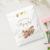  Vliegtuig Biplane Boy's Birthday Bedankzakje (Gezegeld)