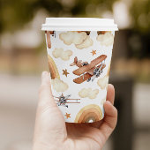  Vliegtuig Biplane Boy's Birthday Party Papieren Bekers