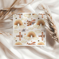 Vliegtuig Biplane Boy's Birthday Pattern