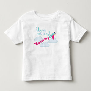 Vliegtuig Birthday T-Shirt voor meisjes