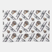  vliegtuig Birthday Theedoek (Horizontaal)