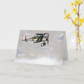 Vliegtuig blanco-kaart Kaart (Gele Bloem)