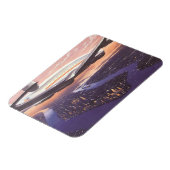  vliegtuig boven de Hudson, New York City Magneet (Linkerzijde)