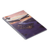 vliegtuig boven de Hudson, New York City Notitieboek (Rechterzijde)