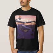  vliegtuig boven de Hudson, New York City T-shirt (Voorkant)