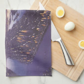  vliegtuig boven de Hudson, New York City Theedoek (Quarter Fold)