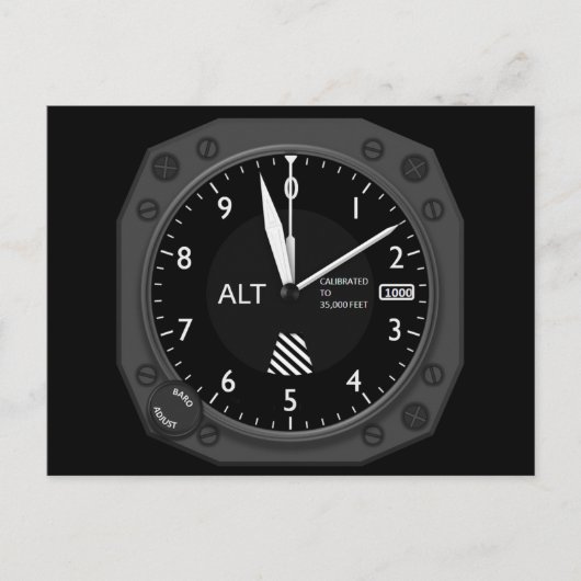 Vliegtuig Briefkaart (Voorkant)