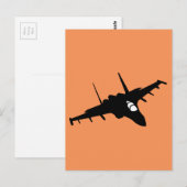 vliegtuig briefkaart (Voorkant / Achterkant)