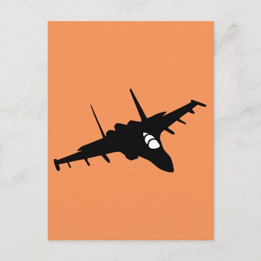 vliegtuig briefkaart (Voorkant)
