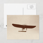  vliegtuig briefkaart (Voorkant / Achterkant)