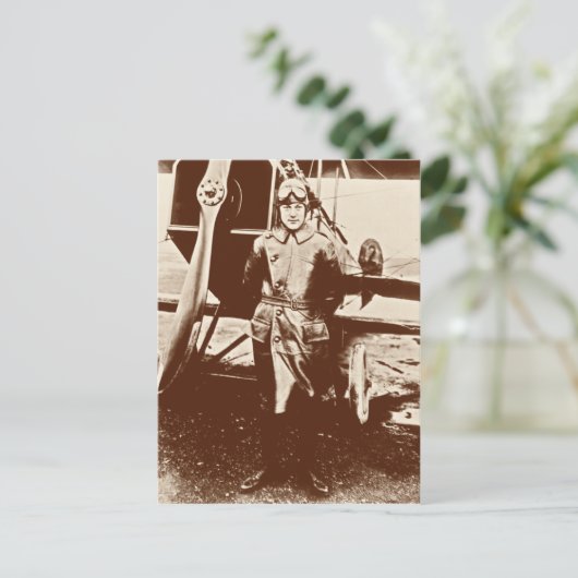 vliegtuig briefkaart (Staand voorkant)