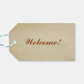  vliegtuig bruiloft gunst Labels Cadeaulabel (Achterkant Horizontaal)