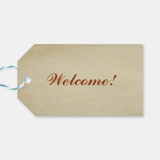  vliegtuig bruiloft gunst Labels Cadeaulabel (Achterkant Horizontaal)