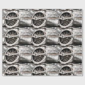  vliegtuig cadeaupapier (Vlak)