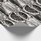 vliegtuig cadeaupapier (Hoek)