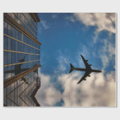 vliegtuig cadeaupapier (Vlak)