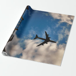 vliegtuig cadeaupapier
