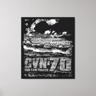 Vliegtuig carrier Carl Vinson Canvas Afdruk