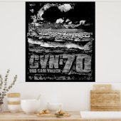 Vliegtuig carrier Carl Vinson Poster (Keuken)