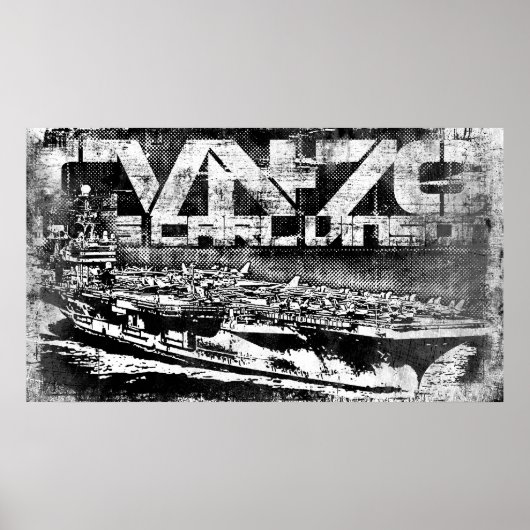 Vliegtuig carrier Carl Vinson Poster (Voorkant)