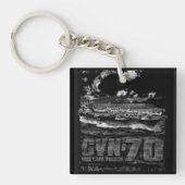 Vliegtuig carrier Carl Vinson Sleutelhanger (Voorkant)