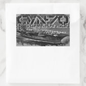 Vliegtuig carrier Carl Vinson Sticker (Tas)