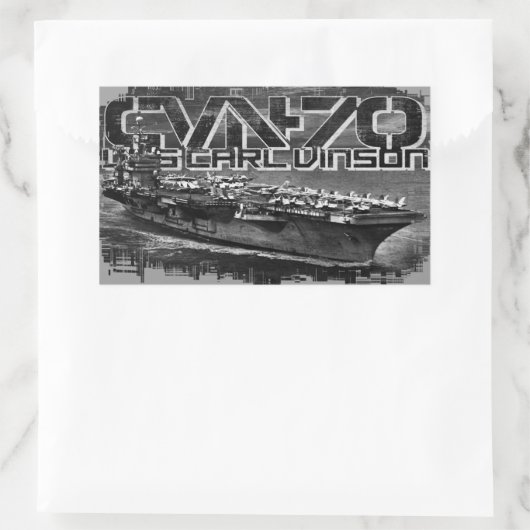 Vliegtuig carrier Carl Vinson Sticker (Tas)
