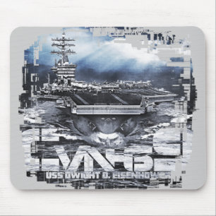 Vliegtuig carrier Dwight D. Eisenhower Mousepad Muismat