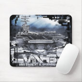 Vliegtuig carrier Dwight D. Eisenhower Mousepad Muismat (Met muis)