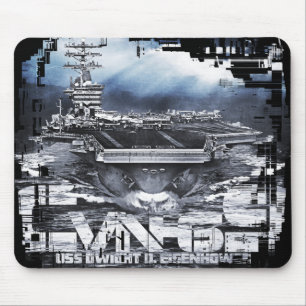 Vliegtuig carrier Dwight D. Eisenhower Mousepad Muismat