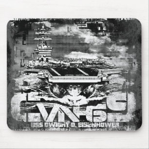 Vliegtuig carrier Dwight D. Eisenhower Mousepad Muismat