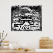 Vliegtuig carrier Dwight D. Eisenhower Poster (Keuken)
