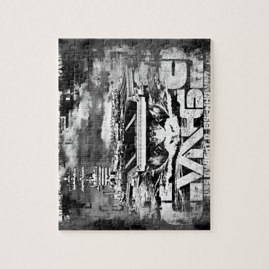 Vliegtuig carrier Dwight D. Eisenhower Puzzle Legpuzzel (Verticaal)