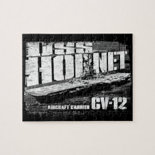 Vliegtuig carrier Hornet Puzzle Legpuzzel