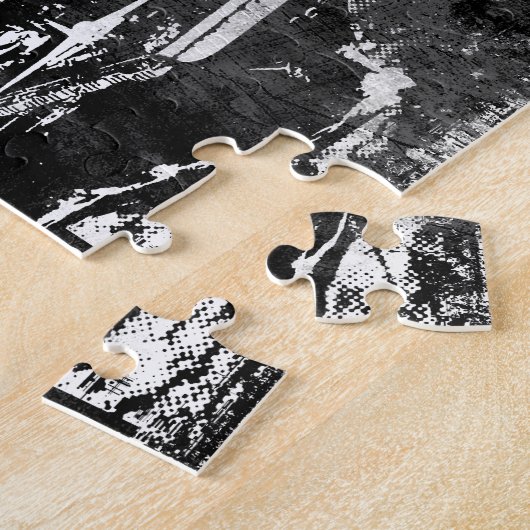 Vliegtuig carrier Independence Fuji puzzel (Zijkant)