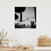 Vliegtuig Carrier, jaren '40 Poster (Keuken)