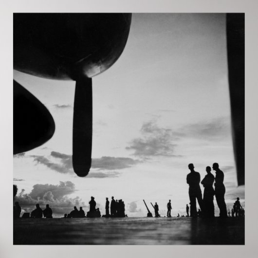 Vliegtuig Carrier, jaren '40 Poster (Voorkant)