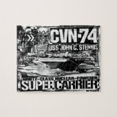 Vliegtuig carrier John C. Stennis Puzzle Legpuzzel (Horizontaal)