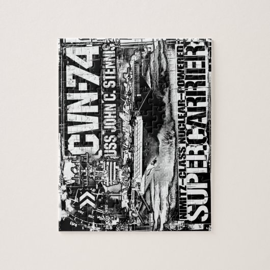 Vliegtuig carrier John C. Stennis Puzzle Legpuzzel (Verticaal)
