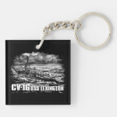 Vliegtuig carrier Lexington Aif sleutelhanger (Achterkant)