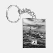 Vliegtuig carrier Lexington Aif sleutelhanger (Voorkant Links)