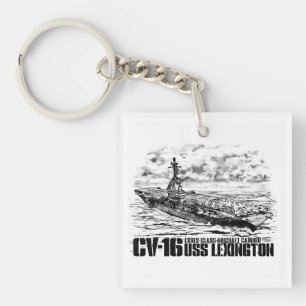 Vliegtuig carrier Lexington Aif sleutelhanger