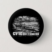 Vliegtuig carrier Lexington Button (Voorkant)