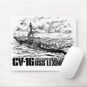 Vliegtuig carrier Lexington Mousepad Muismat (Met muis)