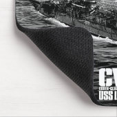Vliegtuig carrier Lexington Mousepad Muismat (Hoek)