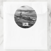 Vliegtuig carrier Lexington Sticker (Tas)