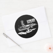 Vliegtuig carrier Nimitz Sticker (Envelop)