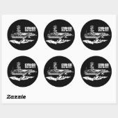 Vliegtuig carrier Nimitz Sticker (Vel)