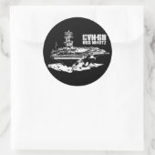Vliegtuig carrier Nimitz Sticker (Tas)