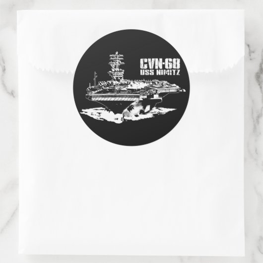 Vliegtuig carrier Nimitz Sticker (Tas)